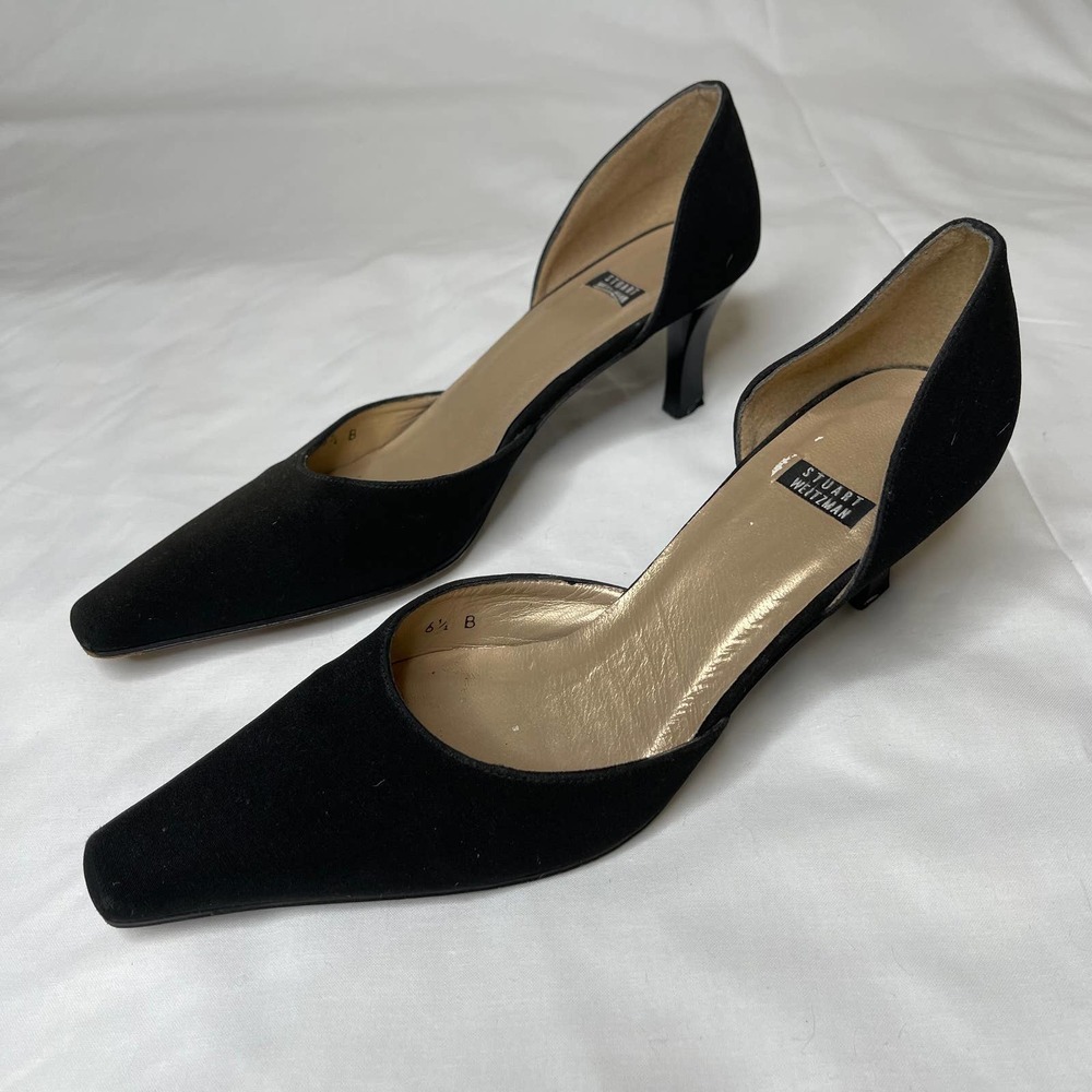 Stuart Weitzman Black Heels 6.5